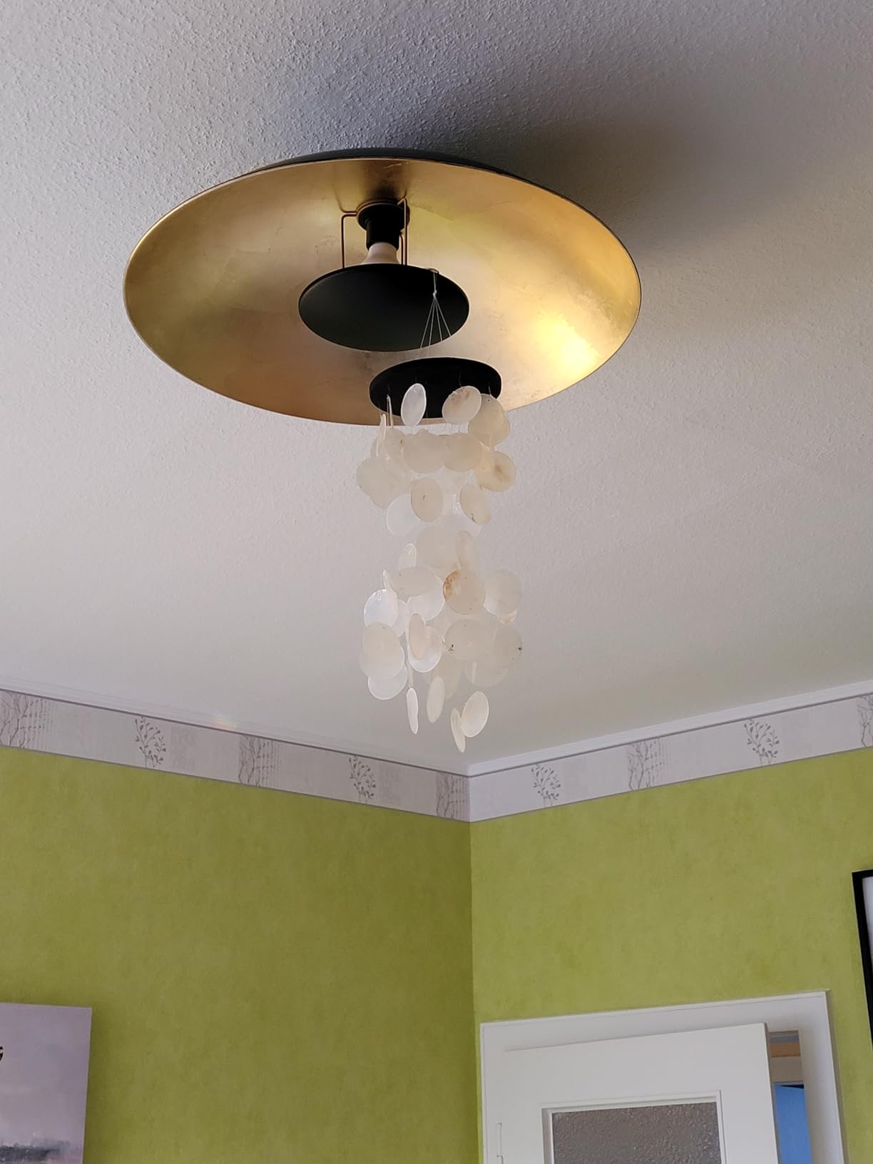 HAB & GUT HA0P1 Windspiel Beige-Braun 87 cm Perlmutt
