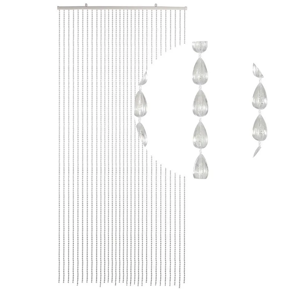 HAB & GUT DV0294 Türvorhang Tropfen klar 90x200 Insekten