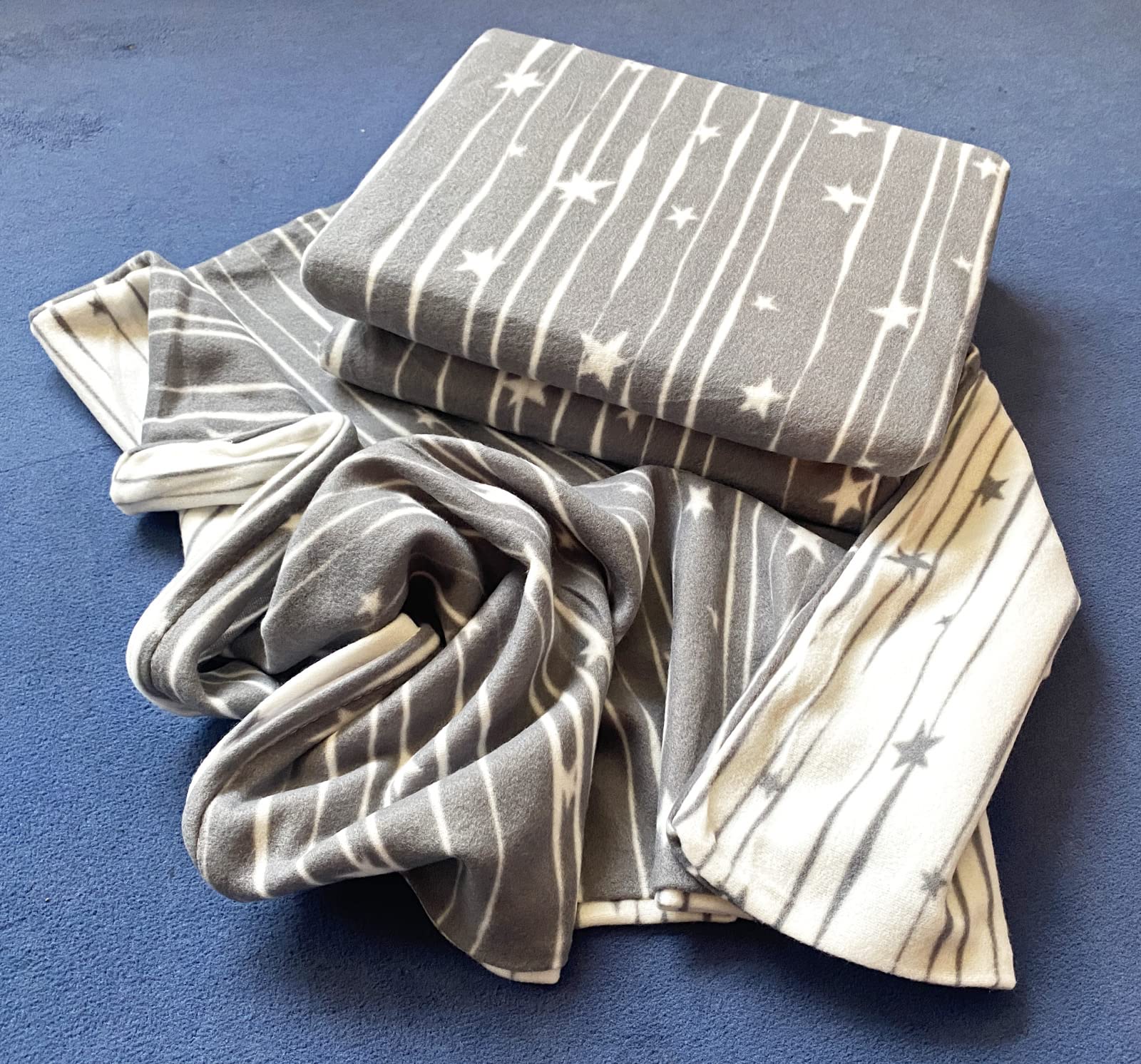 heimtexland Typ785 Bettwäsche 135x200 Sterne Fleece Allergiker
