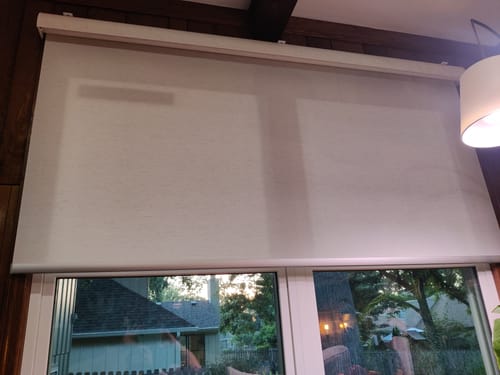 SmartWings Linen Rollo elektrisch lichtdurchlässig Leinen