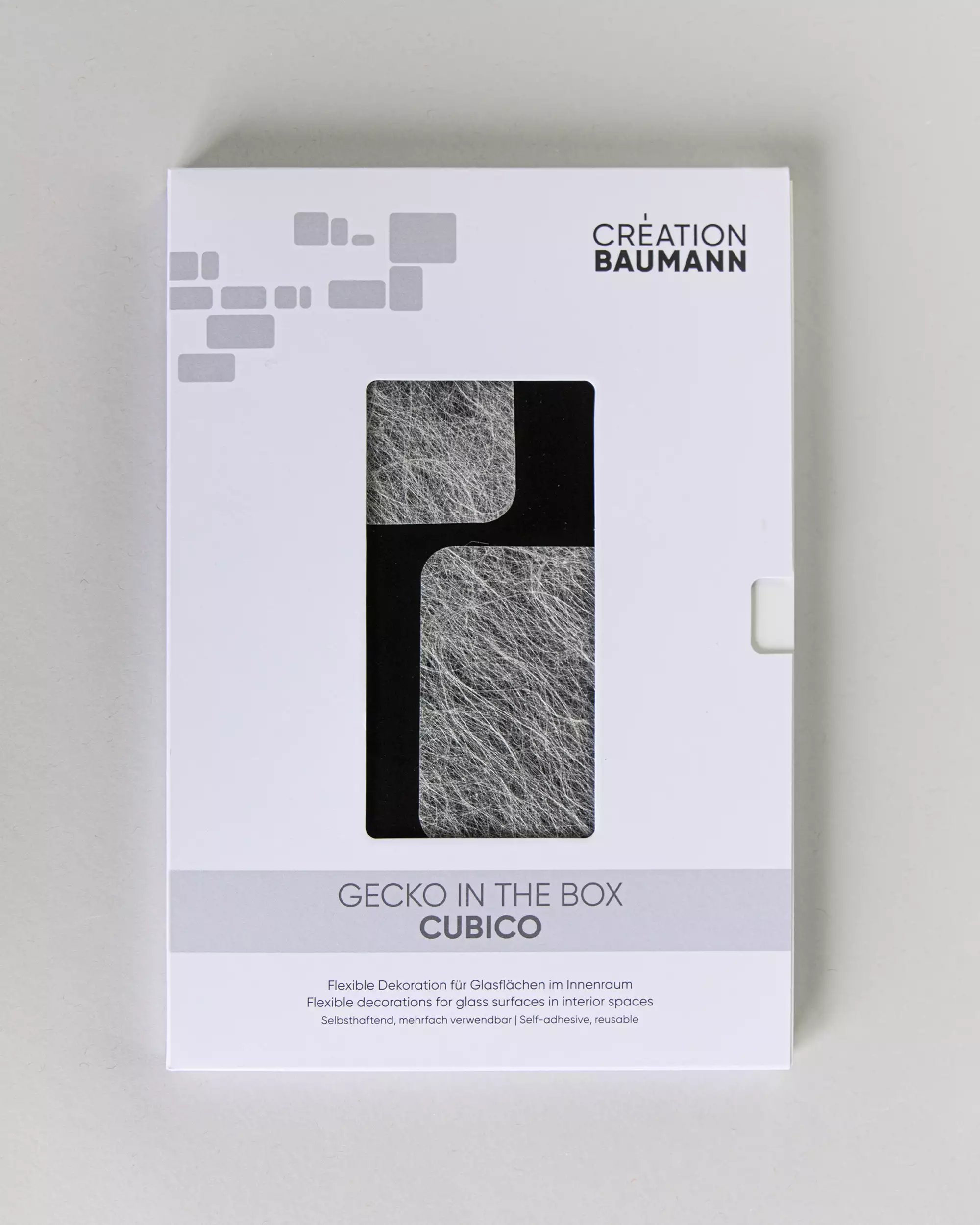 Création Baumann Gecko in the Box Cubico Hafttextil Glas