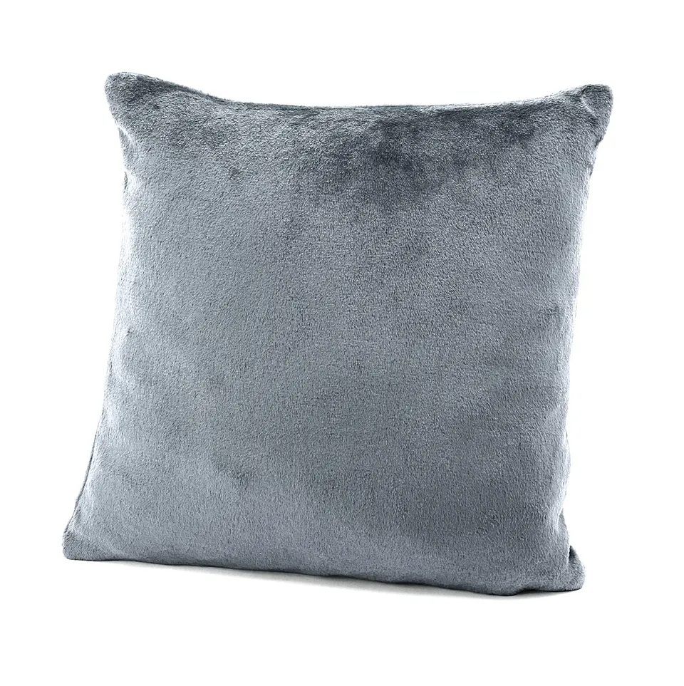 heimtexland Typ380 Kissenhülle 40x40 cm Grau Flanell