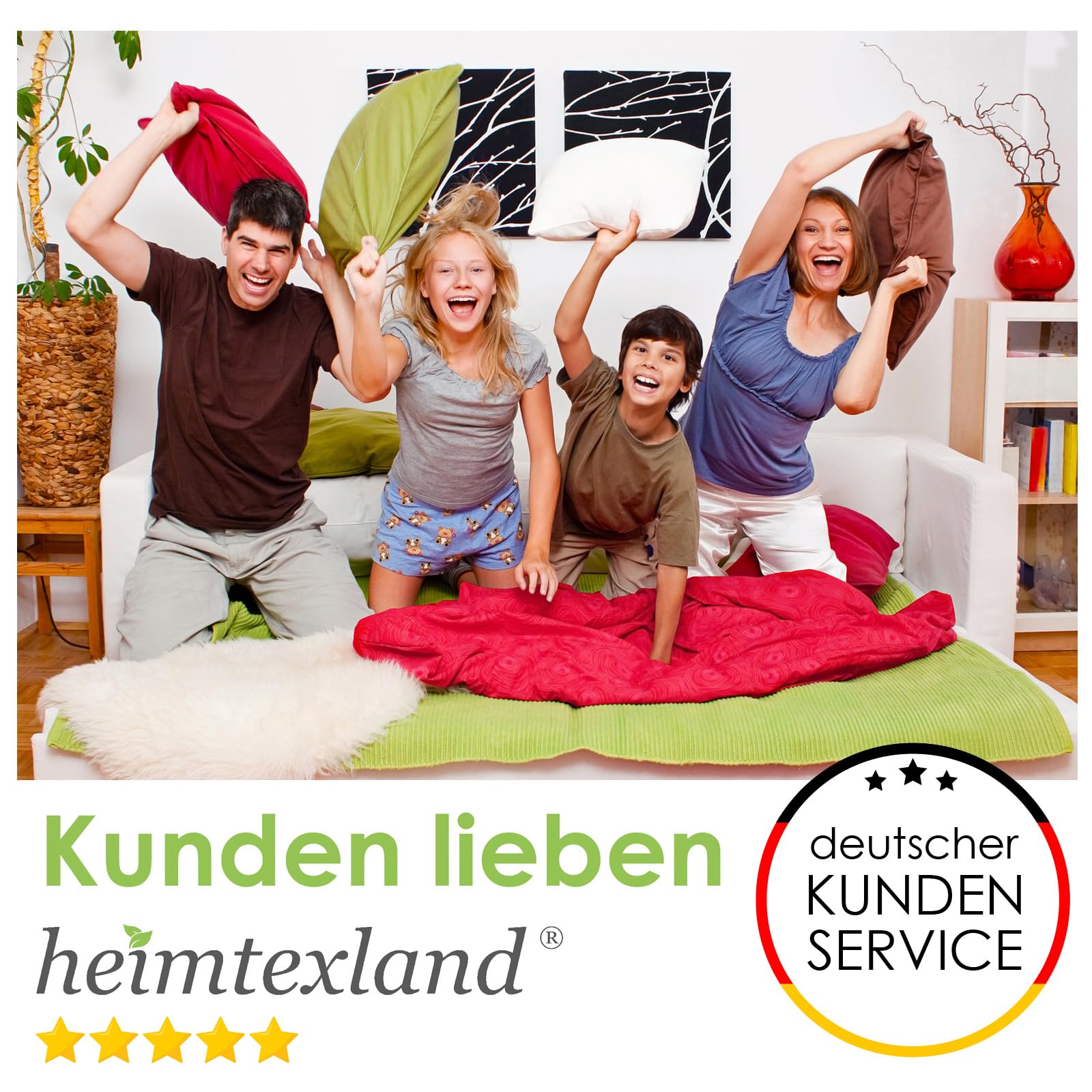 heimtexland Typ908 Reise-Set Reisedecke 80x120 Türkis mit Kissen