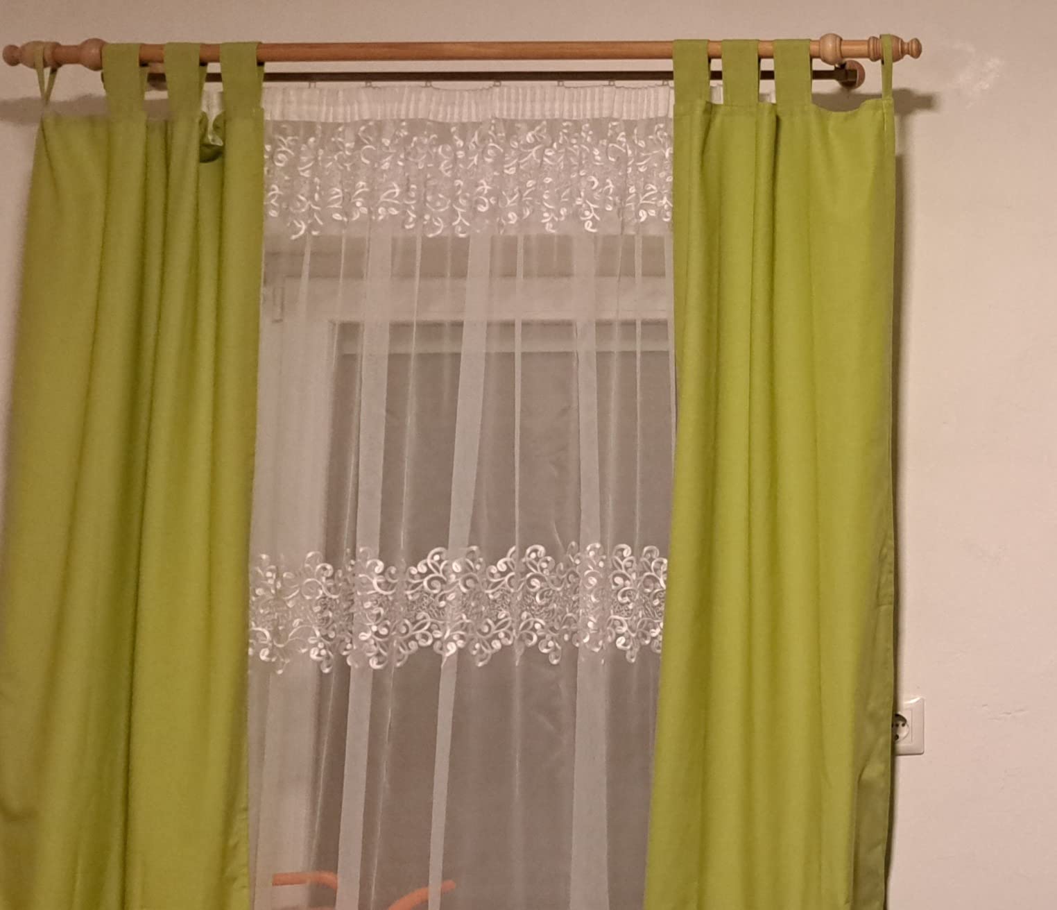 heimtexland Dekoschal Typ625 Vorhang 230x135 cm natur blickdicht