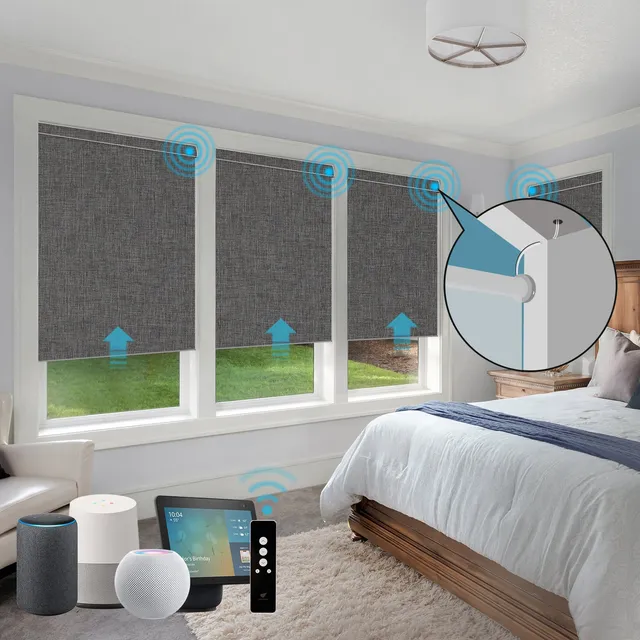SmartWings Bouvardia Rollo kabelgebunden blickdicht 100%