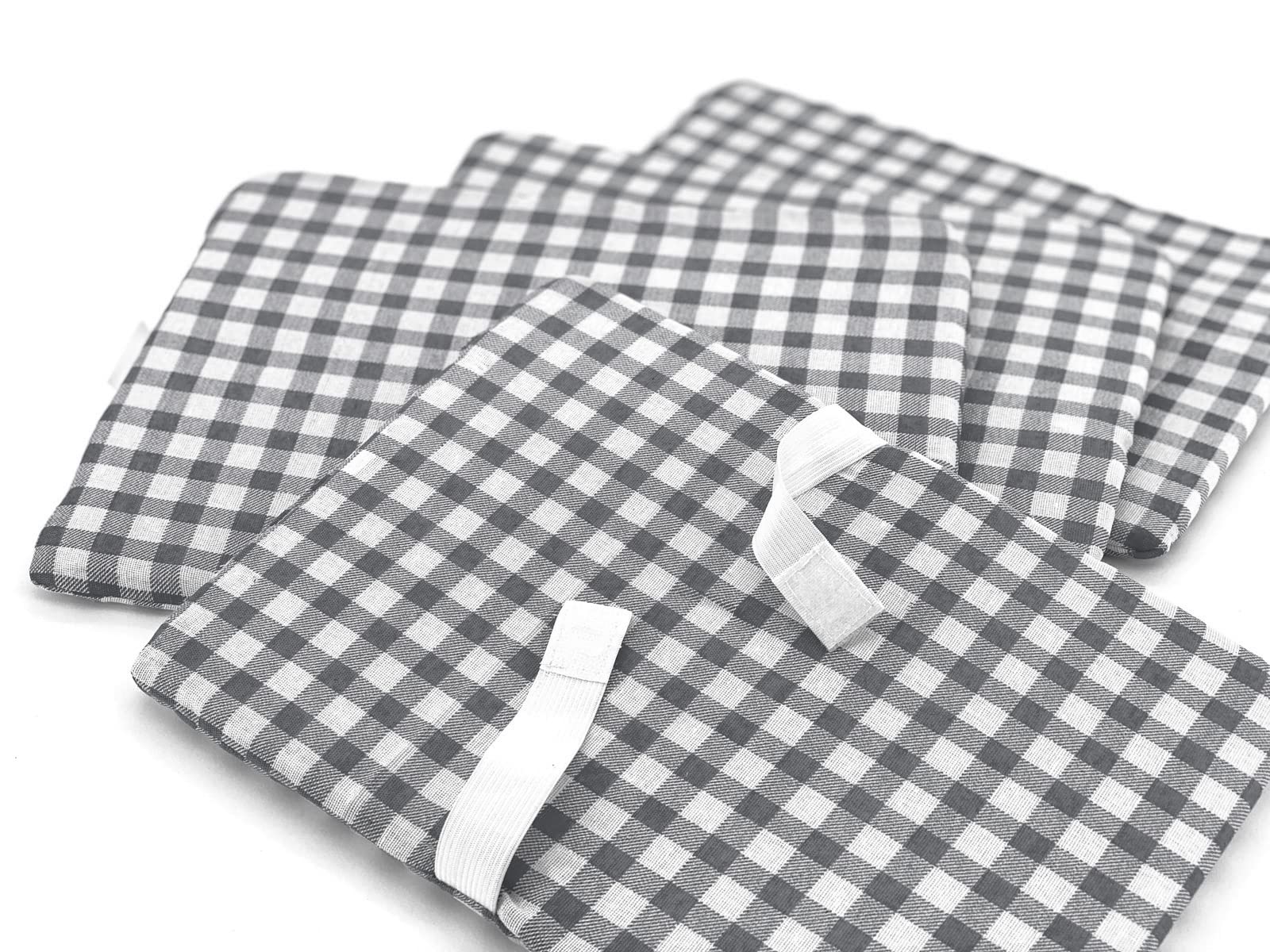 heimtexland Typ859 Sitzkissen 4er Set weiß 25x36 cm
