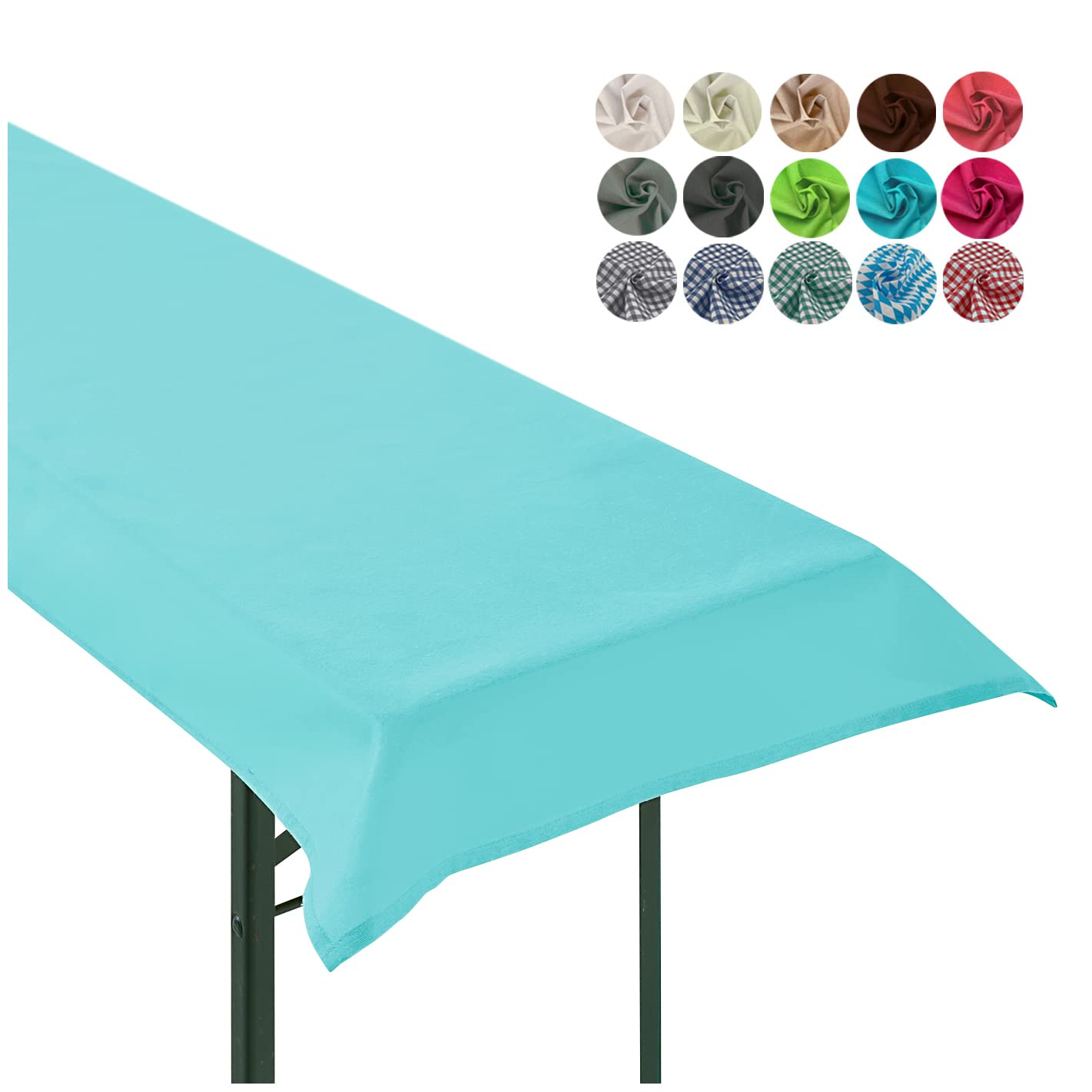 heimtexland Typ861 Tischdecke 90x240 cm Rot Vichy-Karo