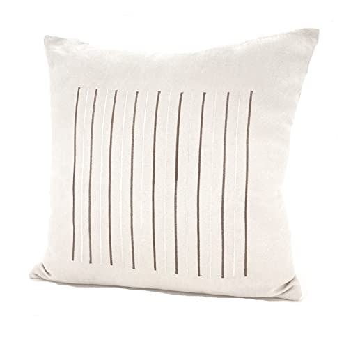 heimtexland Typ256 D5 Kissenhülle 40x40 cm Natur Wildleder-Optik