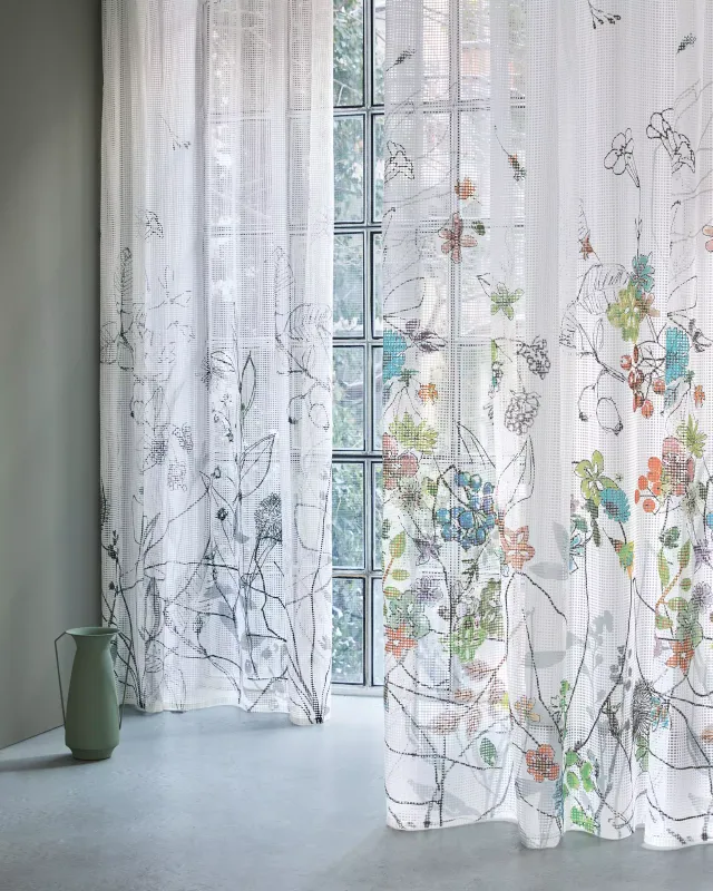 Création Baumann Manhattan Garden Vorhangstoff transparent
