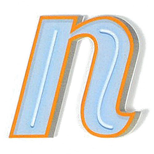 HAB & GUT Vintage VM014 Magnetbuchstabe N Blech 5 cm Retro
