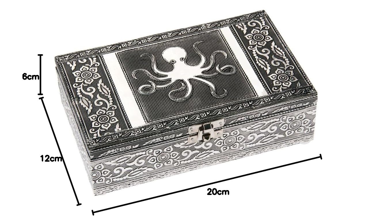 HAB & GUT BOX013V Schmuckbox Oktopus 20 x 12 x 6 cm