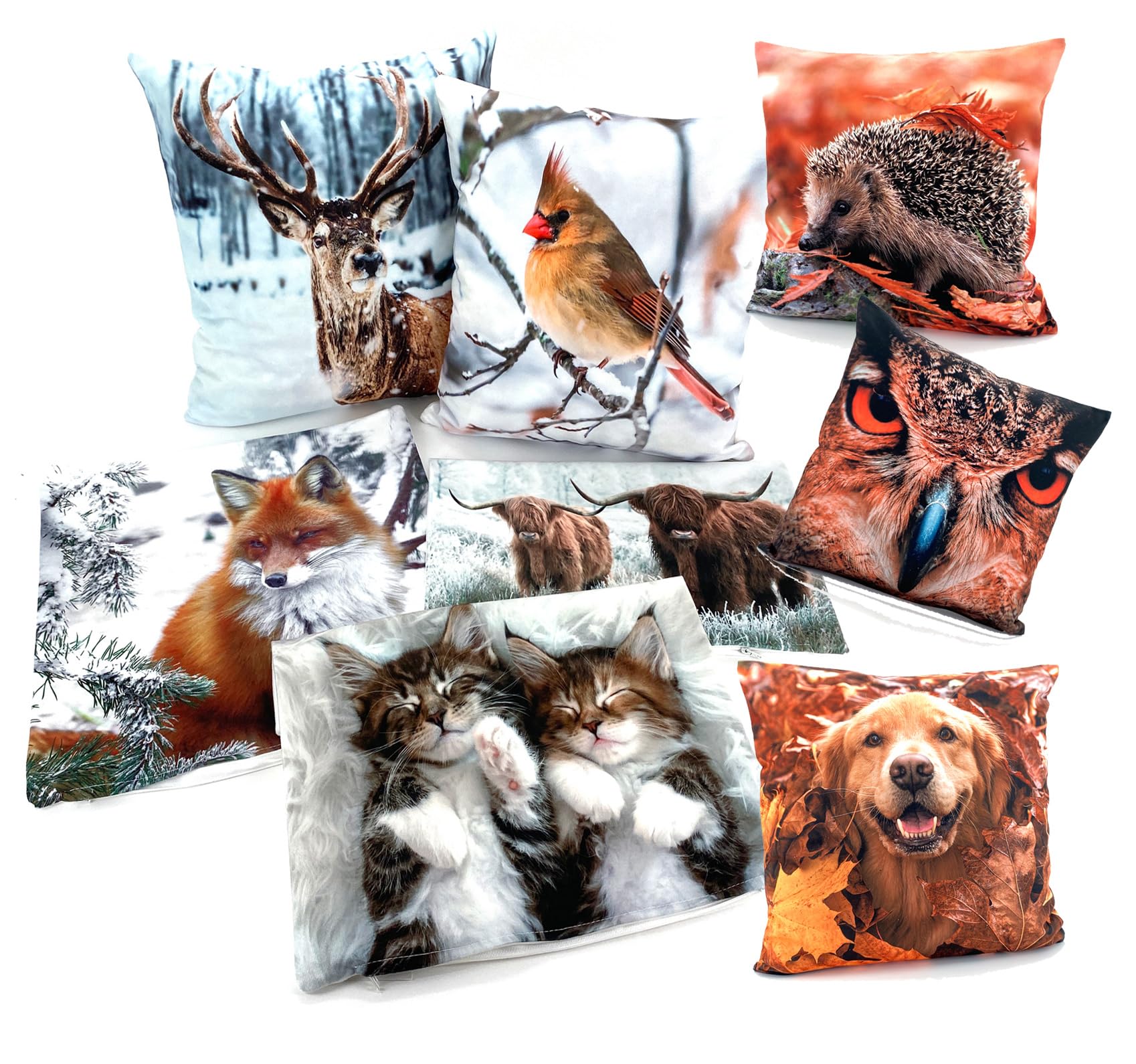 heimtexland Typ831 Kissenbezug Velours Retriever 40x40 Winter
