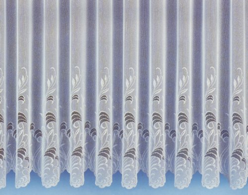 heimtexland Jacquardstore Gardine 100x450 weiß transparent