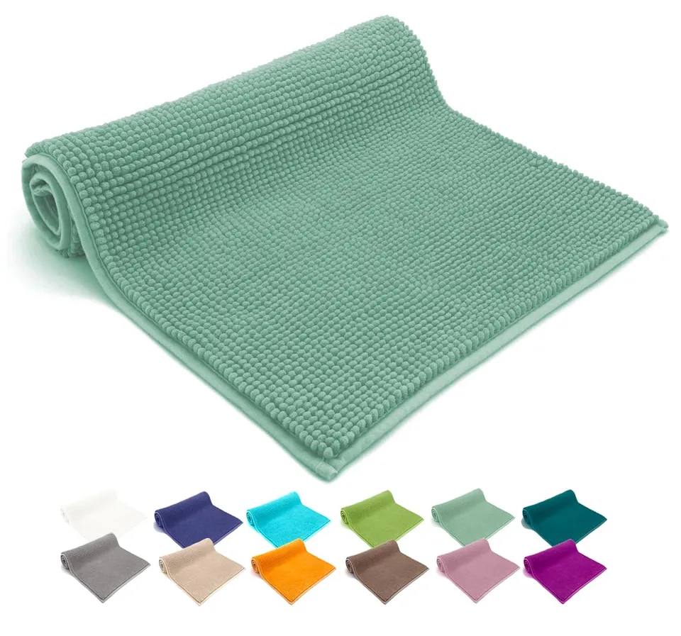 heimtexland Typ771 Badvorleger 50x80 cm mint Chenille
