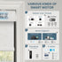 SmartWings Linen Rollo Blackout Leinenoptik motorisiert