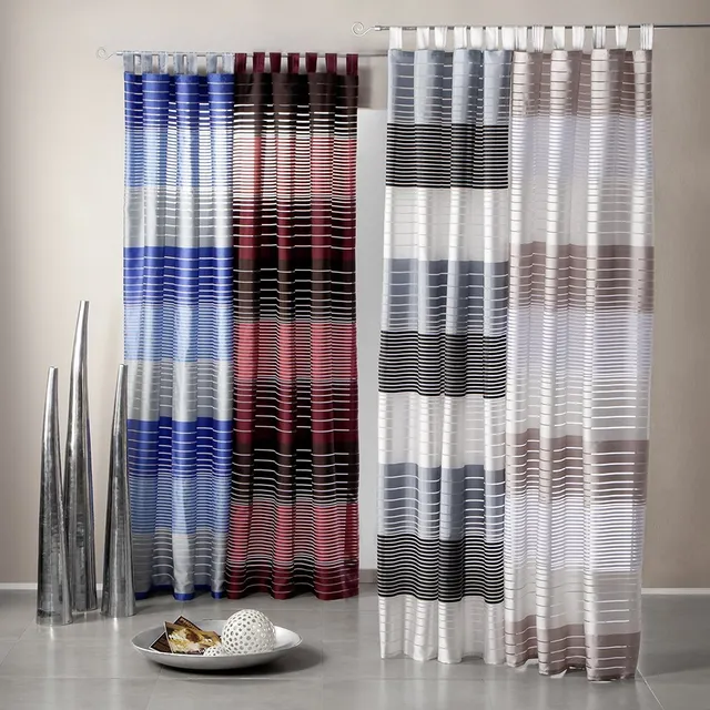 heimtexland Typ202 Schlaufenschal 245x140 cm perlmutt weiß