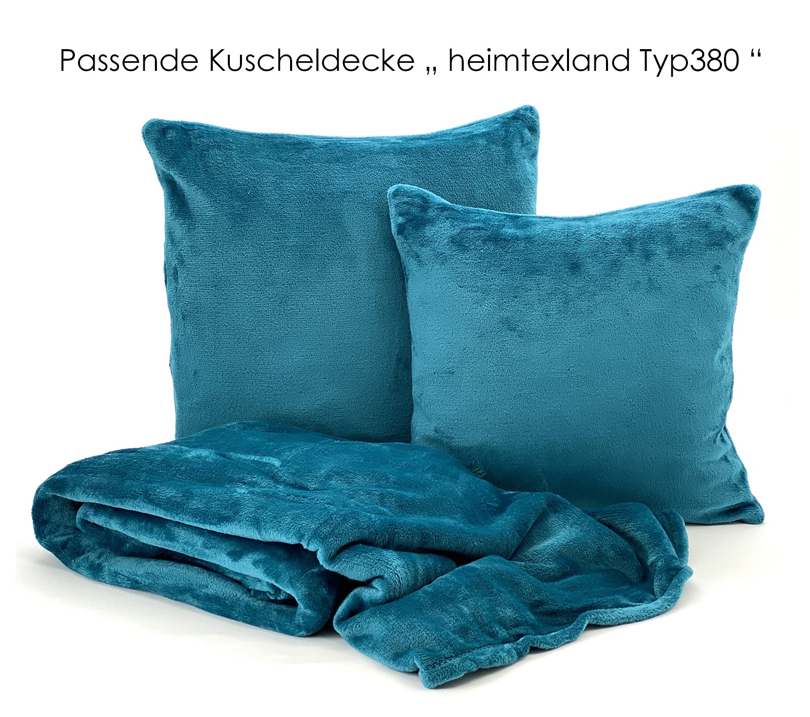 heimtexland Typ380 Kissenhülle 40x40 cm Grau Flanell