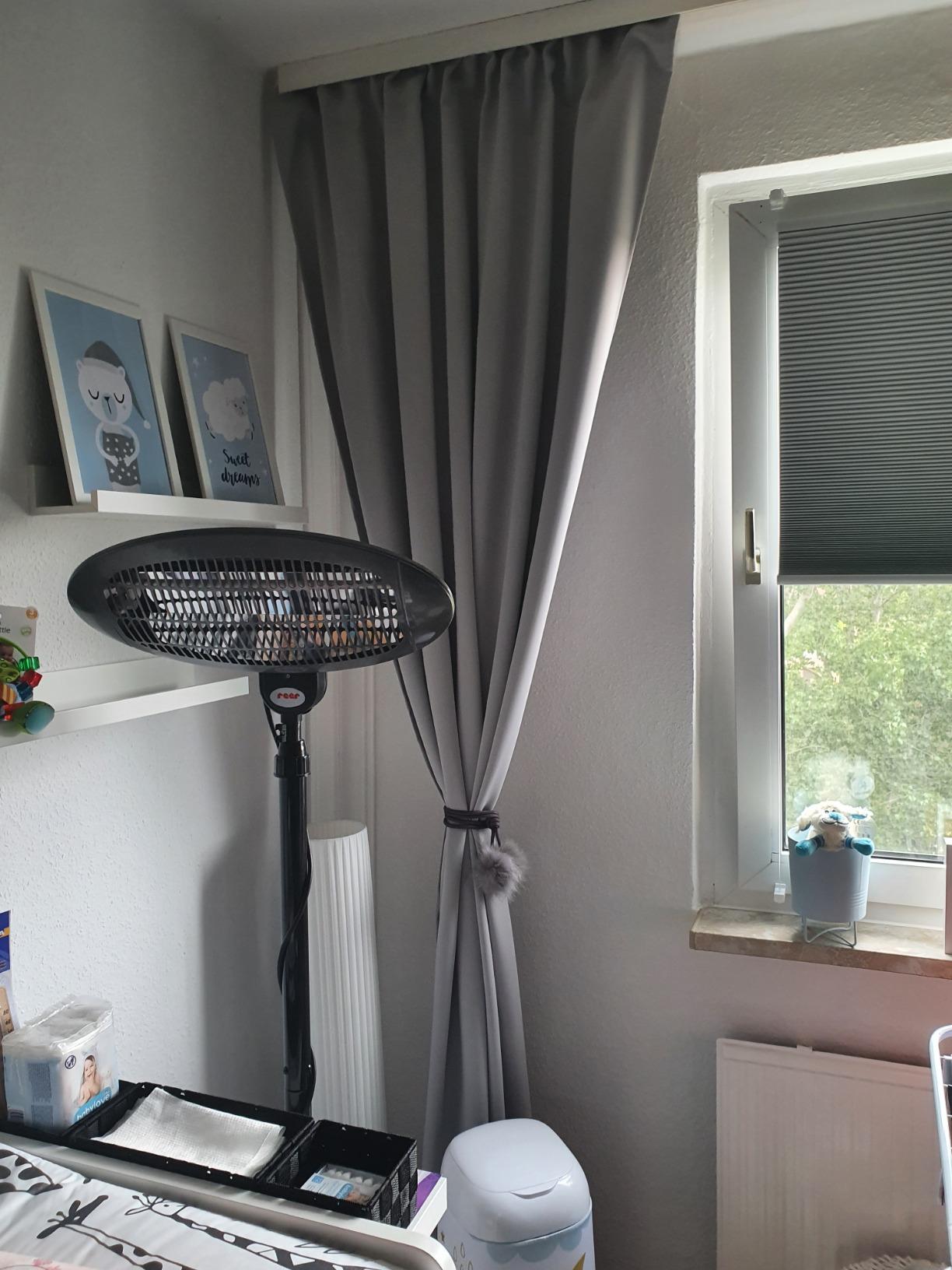 heimtexland Typ139 Verdunklungsgardine 245x135 cm Schiefer-braun