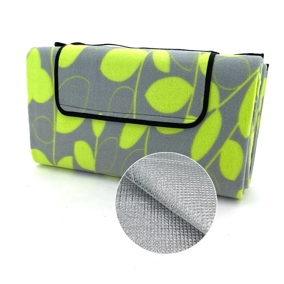 heimtexland Typ549 Picknickdecke 200x200 cm Lemon wasserdicht