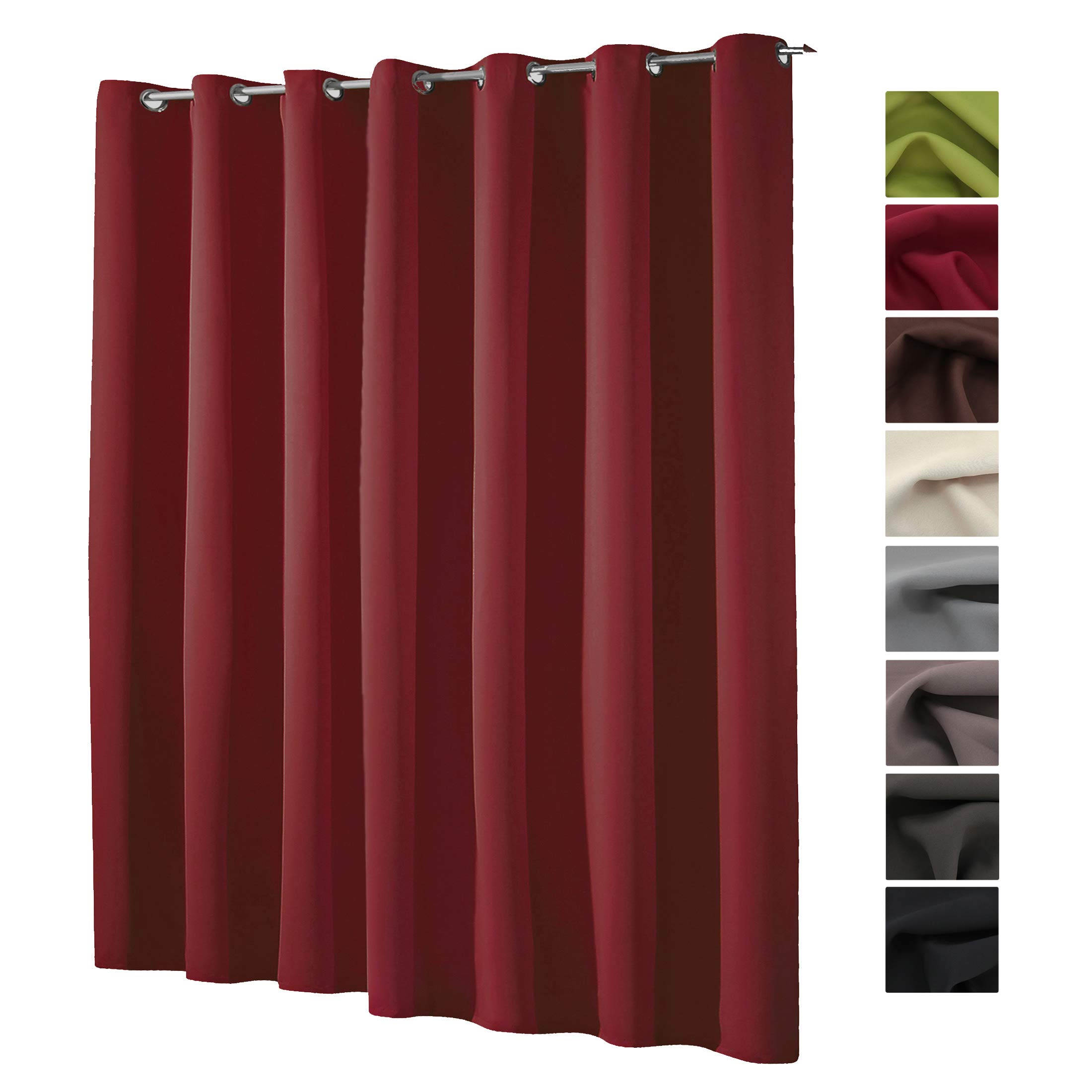 heimtexland Typ139 Ösenschal Verdunkelungsgardine 245x275 cm creme