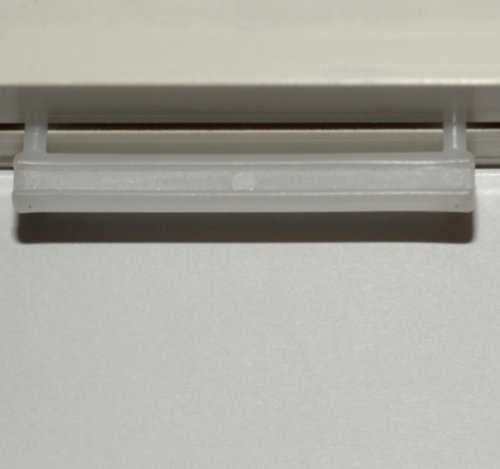 heimtexland Schlaufengleiter Weiß 50mm 10 Stück Haken