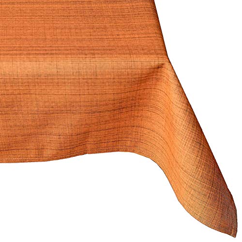 heimtexland Typ645 Tischdecke 130x160 terra Outdoor meliert